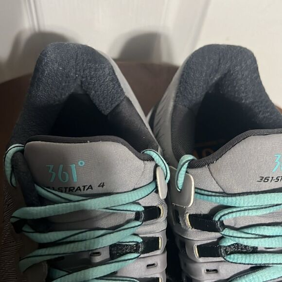 🔥 361 Degrees Women's Strata 4 Running Shoes - Sleet/Ebony - Sz 8.5 - PERFECT - Picture 6 of 12